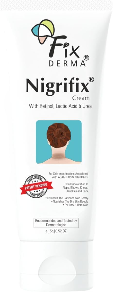 JEVR Nigrifix Cream for Acanthosis Nigricans with Lactic Acid | Dermatologist Tested Retinol Cream | for Body Parts Like Neck, Ankles, Knuckles, Armpits, Thighs & Elbows | Exfoliant - 15g