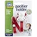 Baby Buddy Pacifier Holder Clip - Cute Fashionable Bear Clips onto Babyâ€™s Shirt, Snaps to Paci, Teether, Toy - For Babies 4+ Months - Pacifier Clip for Toddlers Boys & Girls, Red, 1 Count