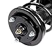 ECCPP Complete Struts Spring Assembly Front Rear Struts Shock Absorber Shock Struts Coil Spring Fit for Honda Civic 2001 2002 2003 2004 2005 1.3L 1.7L Hybrid Models Set of 4