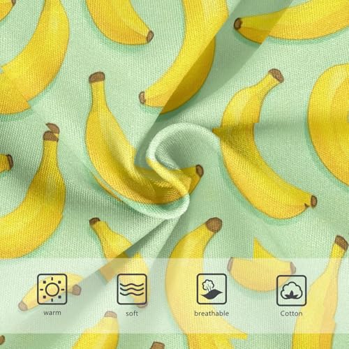 Joisal Yellow Cartoon Bananas Light Green Toddler Girls Underwear 2t Cotton Little Girl Panties Funny Briefs Girls Undies3