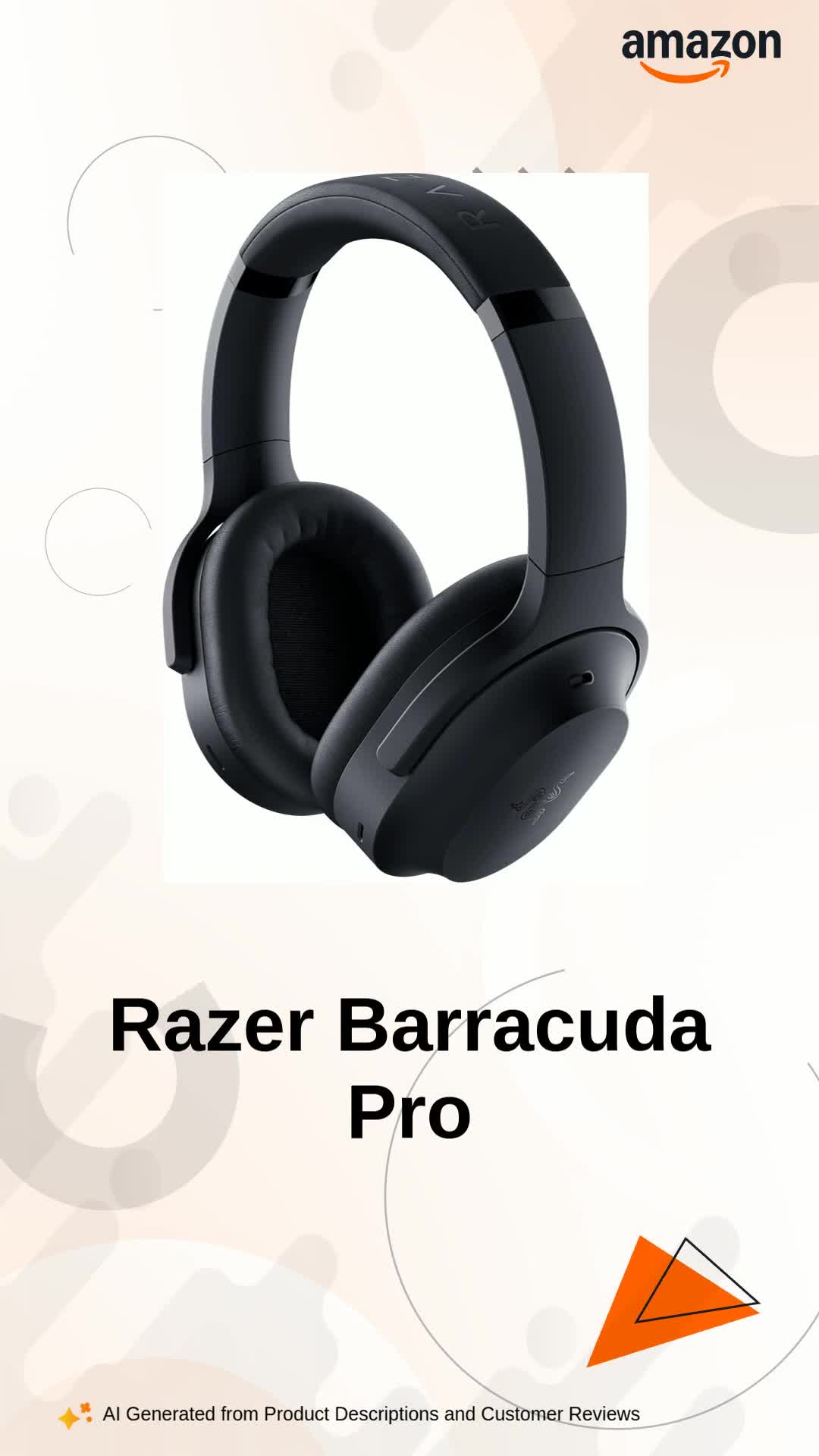Razer Barracuda Pro Wireless Gaming&Mobile Headset (Pc,PlayStation