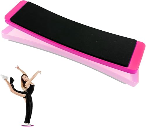 GSYUWIH Giro, tabla giratoria para entrenamiento de balance, giro de baile y entrenamiento de equilibrio, tablero giratorio rectangular naranja para