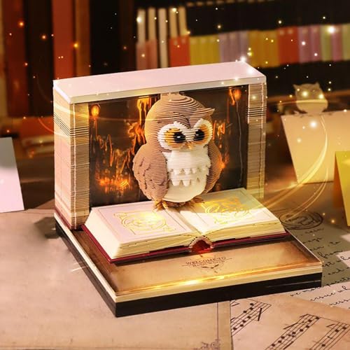 Calendrier 3D 2026 bloc-notes papier détachable accessoire de décoration intérieure