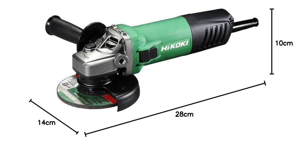 HIKOKI G13SB4YGZ Meuleuse d'angle Poinçon, Couleur : Acier