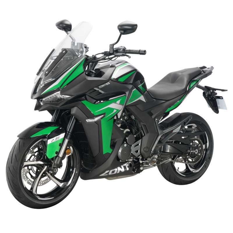 Image of Zontes 350XAlloy Wheel Green Motorcycles /Bike Booking for Ex-Showroom Price
