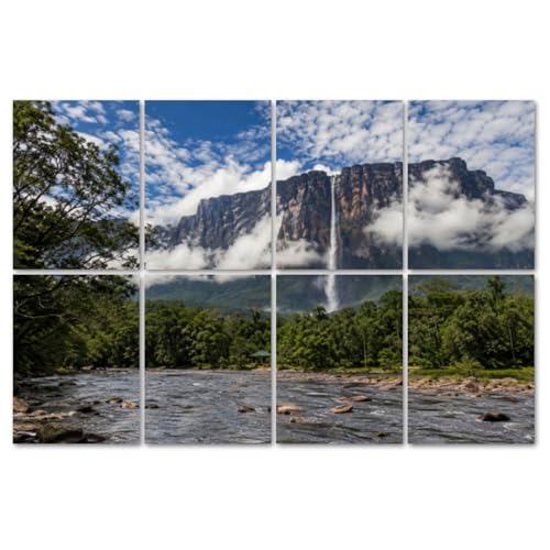 8 Pack Paneles Acústicos Artísticos Absorbentes de Sonido Paneles Decorativos para Pared Autoadhesivos para Estudios de Grabación en Casa 48"x72" miniatura 1