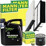 BandelOne enthält Mann Inspektionspaket 5W-30 Öl passend für 3 BM BN 6 Gj CX5 2.0/5