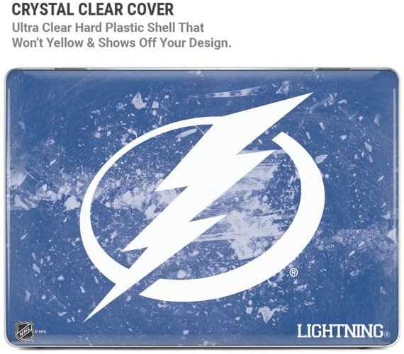 Skinit Case + Skin Compatible with MacBook Pro 16in (2021) - Officially Licensed NHL Tampa Bay Lightning Frozen Design