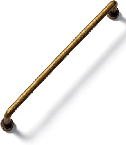 Miniatura 8 de Tiradores de barra de latón antiguo para gabinete, centro de agujeros de 3 pulgadas, paquete de 20 manijas clásicas vintage retro para cajones,