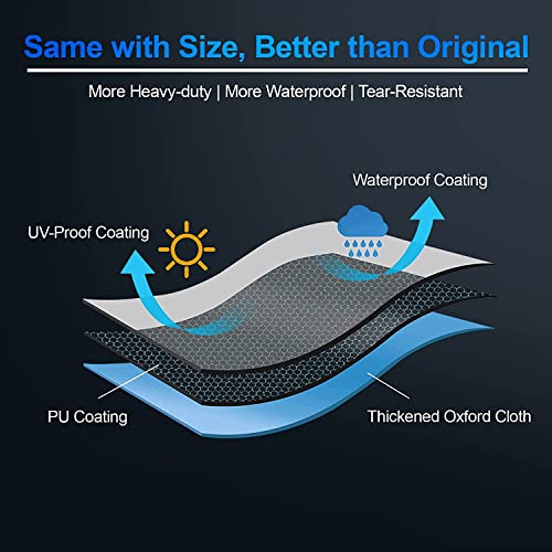 Comnova Charcoal Kettle Grill Cover - 600D Bbq Cover For Weber 22 Inch Charcoal Grill, Heavy Duty & Waterproof Covers For Weber 22 Inch Master Touch Charcoal Grill, Original Kettle Grill And More #TOP2