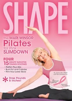 DVD Shape - The Mari Winsor Pilates for Pink Slimdown Book