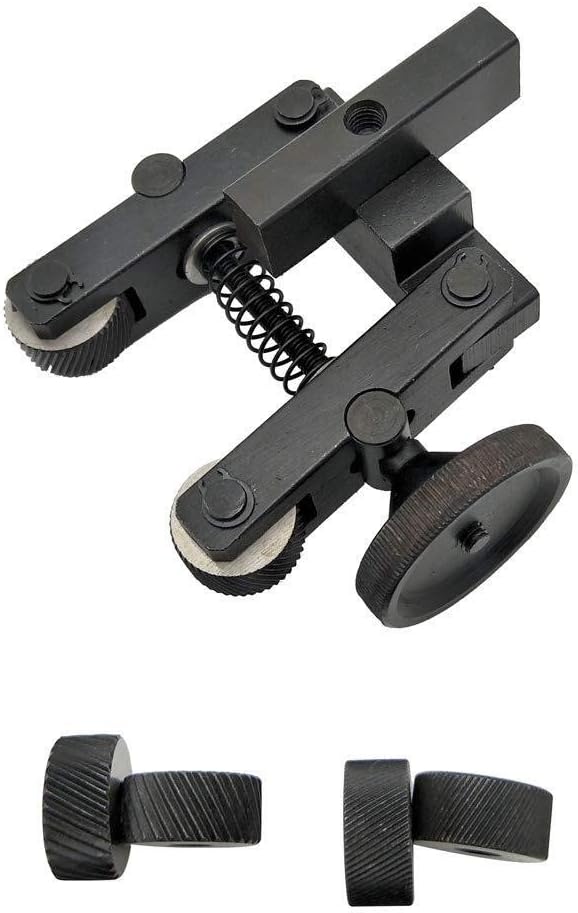 KANJJ-YU Drill Bits Tool Knurling Tool Holder Linear Knurl Tool Lathe Adjustable Shank with Wheel Drill