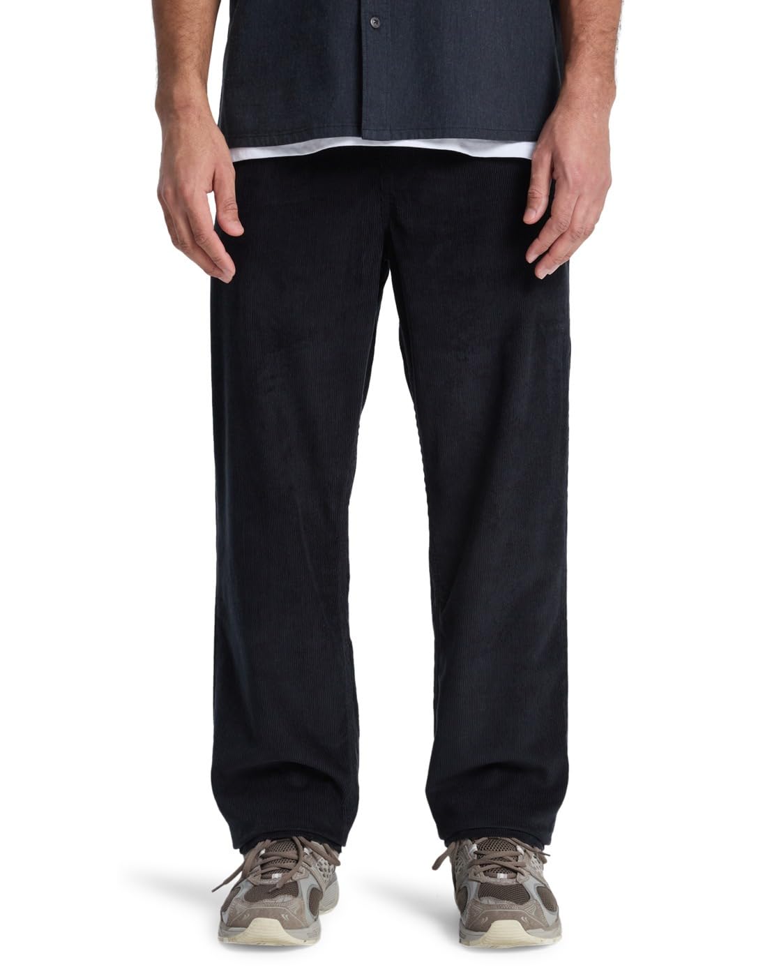 Quiksilver Corduroy Pants Taxer Regular Cord Pant Men's Black XS