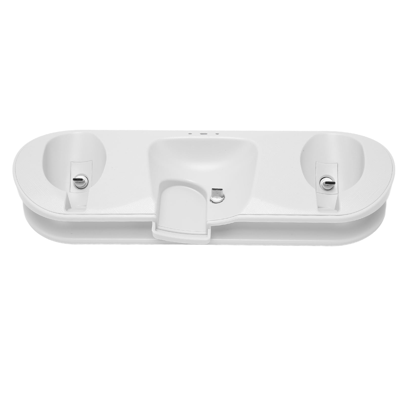 Dock Station di Ricarica per 2 Caricabatterie Rapido con Indicatore LED per Accessori da Gioco - Bianco - Include Batterie Ricaricabili