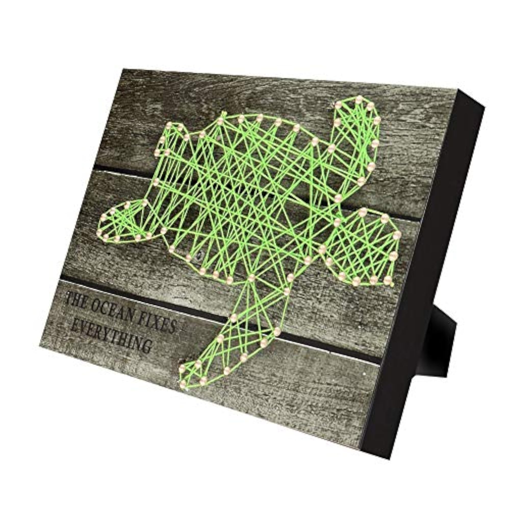 Sea Turtle Pattern Nail String Art Kit for Home Decor