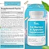 Fat Burner for Women & Men - Appetite Suppressant for Weight Loss - Pills with Chromium, Caffeine & Green Tea Extract - Metabolism Booster Thermogenic Weight Loss - 35 Capsules