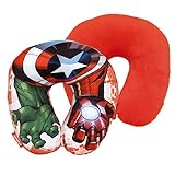 Cojin Cuello Poly de Avengers Spiderman Cojin Cuello Poly 33x33cm de Avengers, Multicolor, 1 Unidad (Paquete de 1)