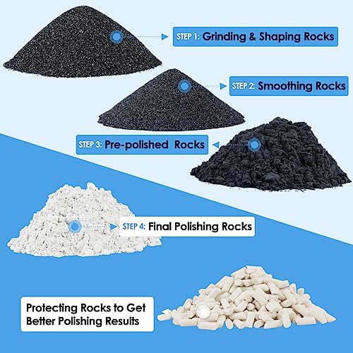 Koolstone DC20220422 Rock Tumbler Grit And Ceramic Tumbling Media 4 Pounds thumb #2