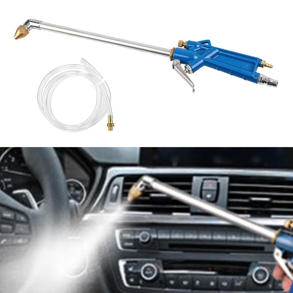 4 pistole ad aria compressa, lunghezza 400 mm, asta di pulizia del motore in lega di alluminio, spruzzatore per la pulizia del radiatore dell'auto, accessori per compressore d'aria