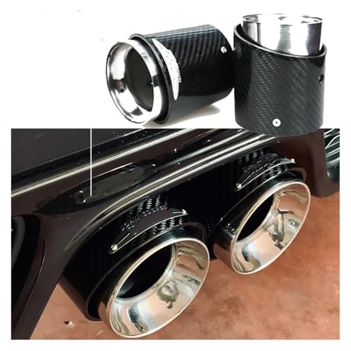 Embout d'échappement carbone Mini Cooper S finition carbone véritable