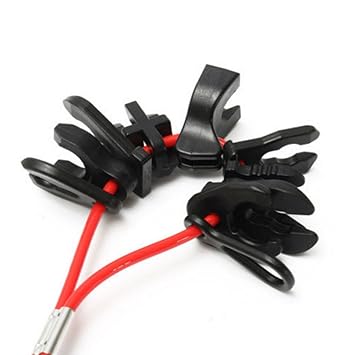 MHT Universal Boat Coiled 11 Key Emergency Engine Cut Off Kill Switch Lanyard