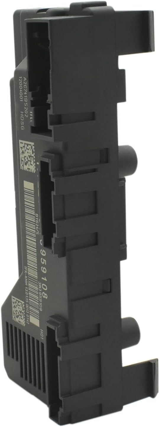 മറ്റൊരു വശം view of the BAIXINDE 3W3959108 Rear Lid Control Unit, emphasizing the profile and specific connector shapes.