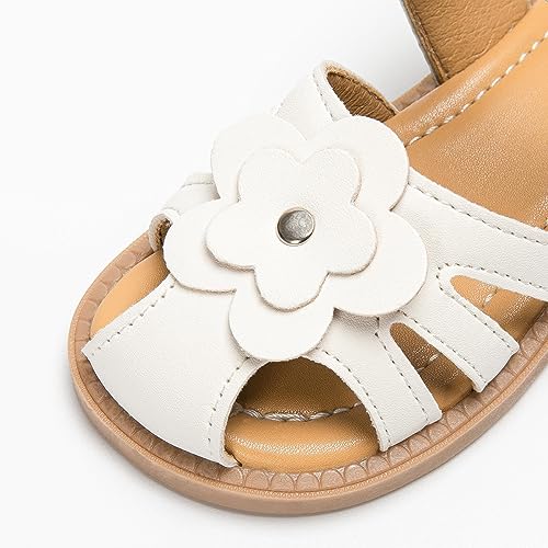 Image of Boys Girls Sandals Open Toe Breathable Princess Non-Slip Flats Summer Beach Lightweight Rubber Sole Sandals (Toddler /Little Kid)