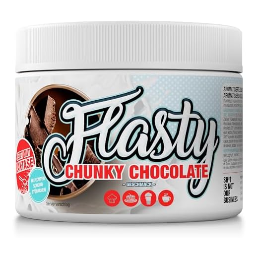 #sinob Flasty Geschmackspulver (Chunky Chocolate) 1 x 250 g Kalorienarmes Flavour Pulver mit Nur ca. 9 kcal pro Portion bringt es Leben in deinen Quark, Joghurt und vielem mehr.