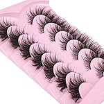 Fox Eye Lashes Wispy Faux Mink Lashes Volume Fairy Cat Eye Lashes That Look Like Extensions Spiky Fake Eyelashes Natural Look - Image 4