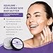 NOW Beauty Squalane Body Butter - Squalane and Hyaluronic Acid Body Lotion with Hydrating Coconut Oil and Shea Butter - Luxurious, Moisturizing, Non-Greasy Cream for Dry Skin - 6 oz