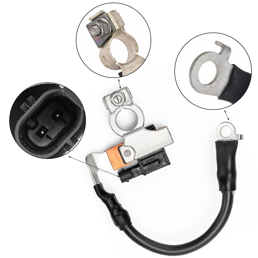 Convient pour Veloster 2011-2017 37180-1R600 371801R600 371801R500 0 batterie à 2 broches ligne de capteur de batterie IBS négative