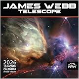MICASA PRESS James Webb Telescope 2026 Wall Calendar 12 Month | 12" x 24" Open | Thick & Sturdy Paper | Giftable | Science Space Calendar 2026