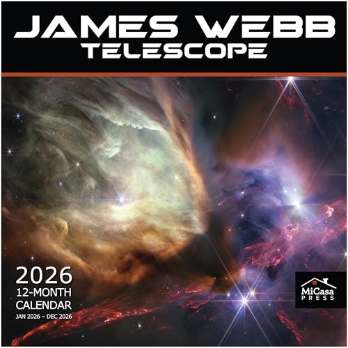 MICASA PRESS James Webb Telescope 2026 Wall Calendar 12