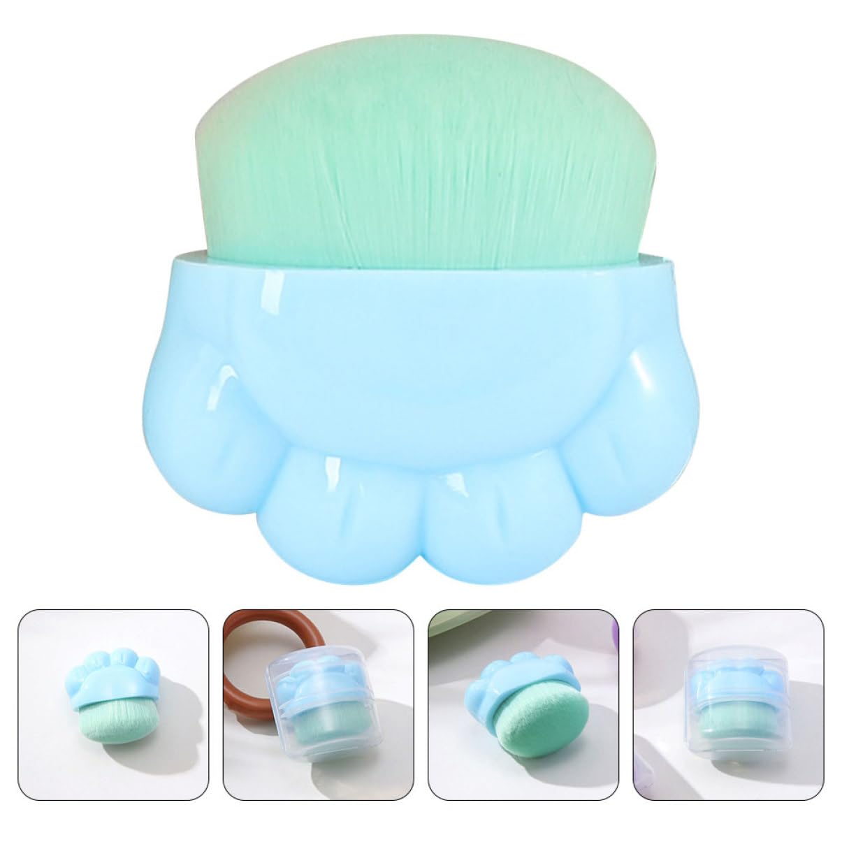 FOMIYES Cute Cat Claw Makeup Brush Travel Foundation Brush Blush Brush for Women