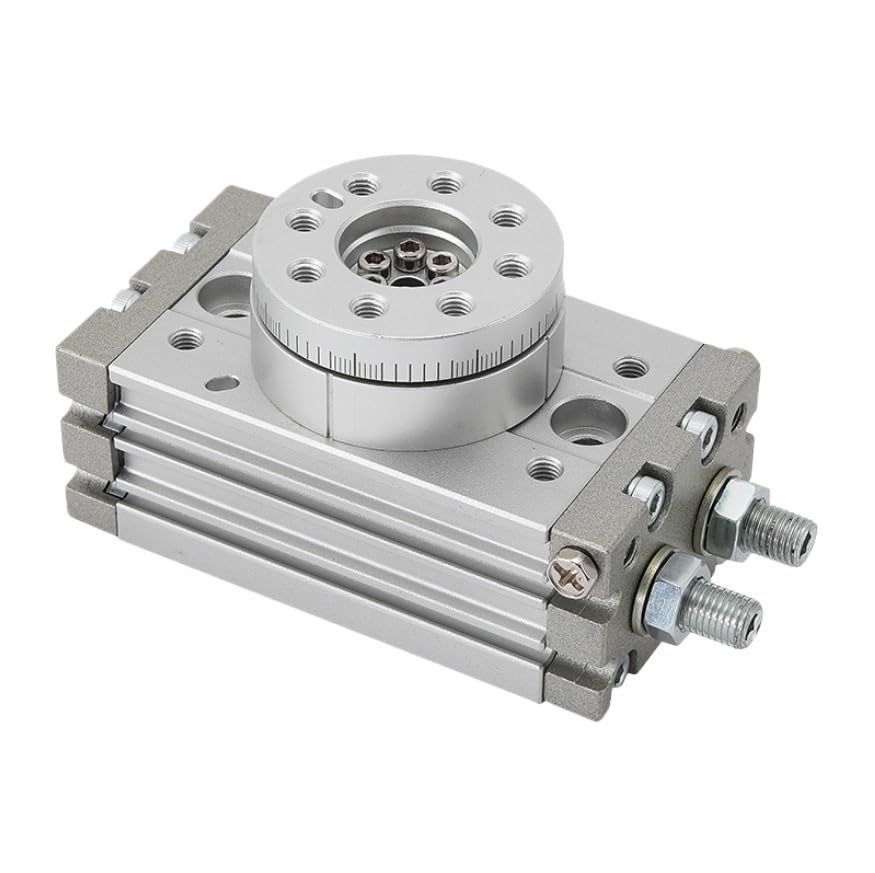 Vérin rotatif pneumatique MSQB-30A réglable à 90 et 180 degrés