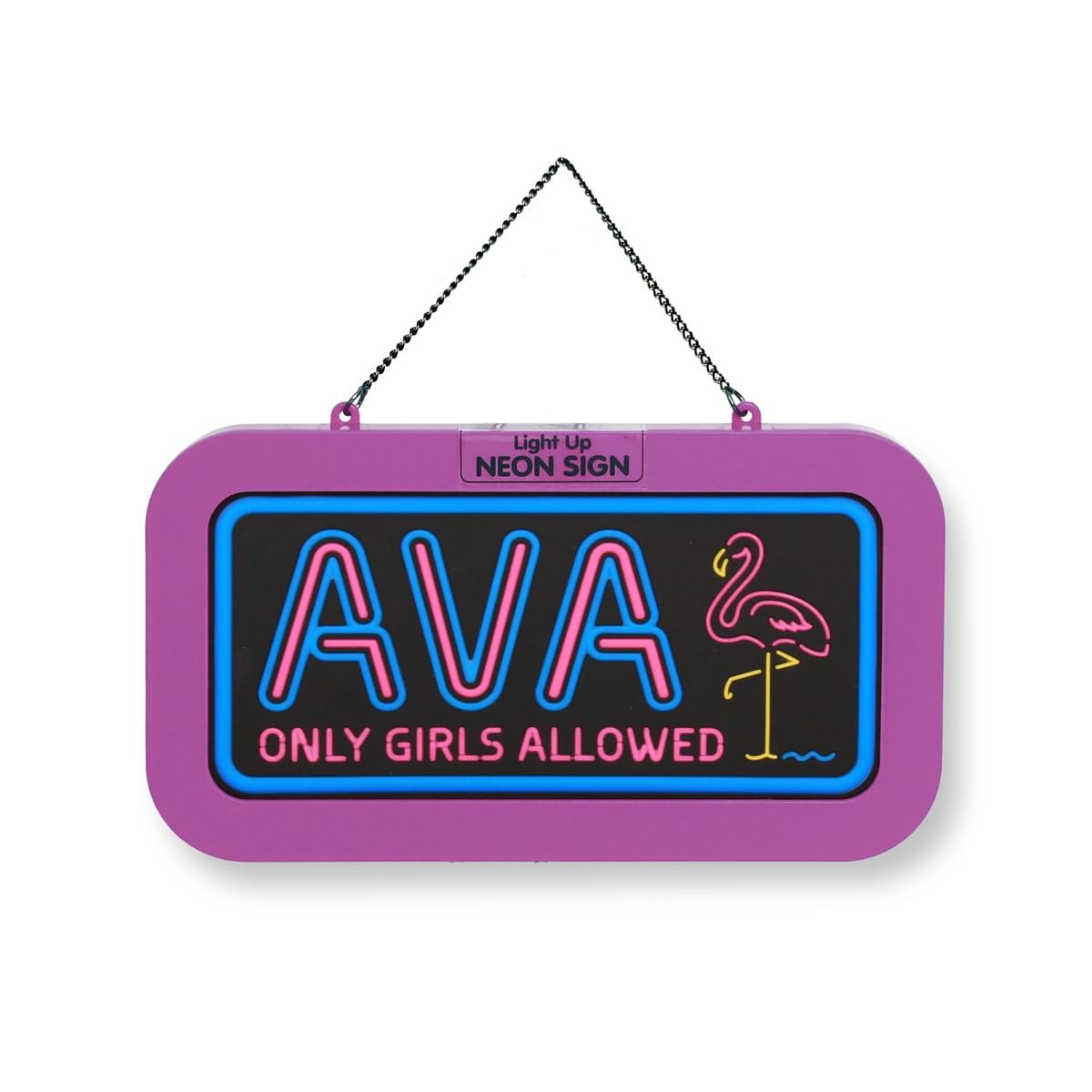 History & Heraldry Light Named Neon Signs (Ava)