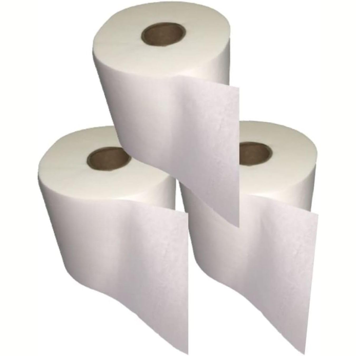 P'tits Dessous Lot de 3 rouleaux de voile de protection jetable pour couches lavables Blanc
