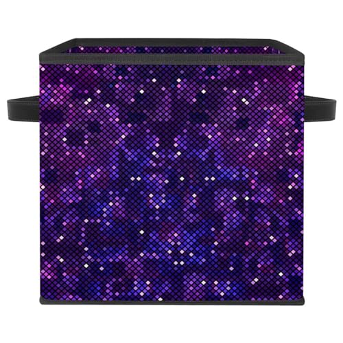 Organisateur de poubelles violet spatial pour ranger les jouets