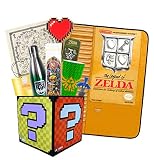 When is a box not a boring ol' box? When it's a designer LookSee box decorated and packed with pop culture awesomeness! Celebrate your love of The Legend of Zelda with this fun gift bundle packed with nine (9) Zelda themed collectibles! The Legend of Zelda LookSee box includes: 1x Legend of Zelda Gold NES Cartridge Fleece Throw Blanket; 1x Hyrule Crest Keychain w/ Hidden Multi-Tool Metal Attachment; 1x Master Sword-Inspired Rubber Cork Stopper; 1x Legend Of Zelda Official NES Cartridge Air Fresh