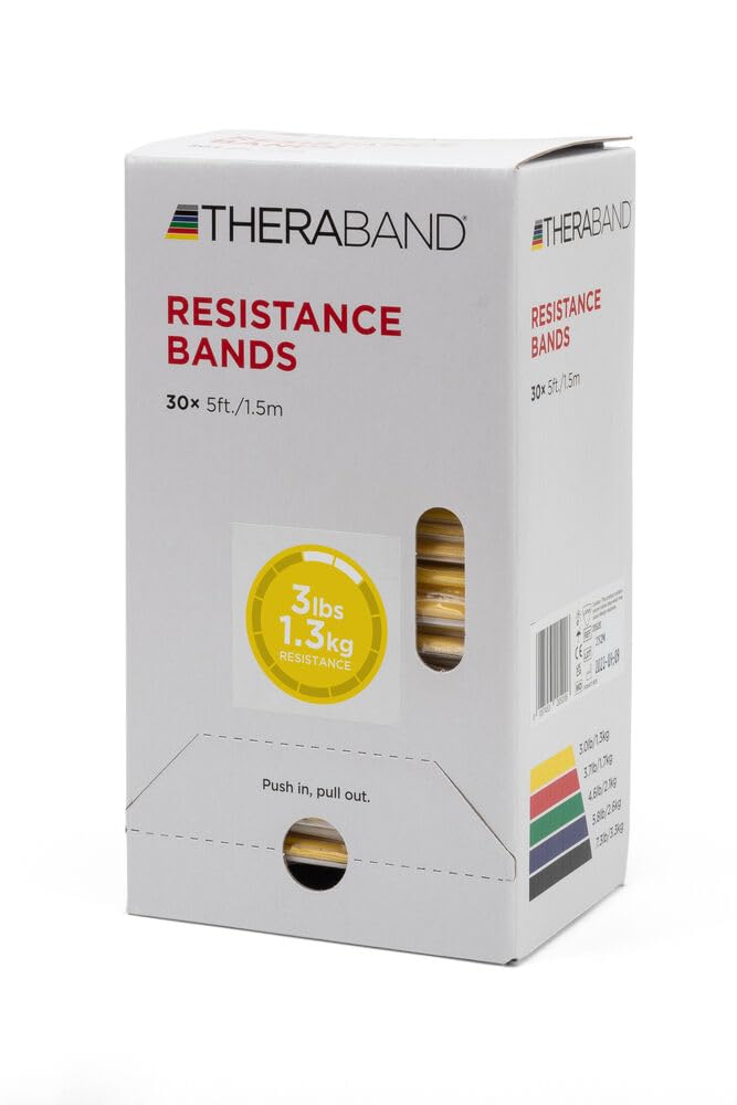TheraBand Patterson Medical Thera-Band-Fascia elastica per esercizi, confezione singola in lattice, circa 13,97 (5,5 cm, colore: verde