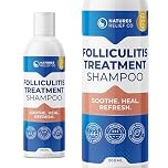 Folliculitis Treatment Shampoo | Scalp Soothing Anti-Itch Formula with Tea Tree | Natural Relief for Irritation | Non-Drying, Fast-Acting Care | All Hair Types | No Harsh Chemicals | 200ml