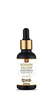 Roghan Balsan/Balsan Oil From Badar Saudia/Infused With Olive Oil / 100% Natural & Pure 30ml Pack of 1
