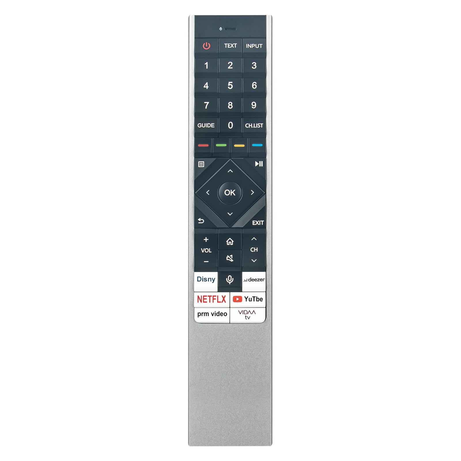 VINABTY Remplacement de la télécommande ERF6N64 ERF6N64H ERF6P64H ERF6Q64H ERF3C96H pour Hisense Mini LED TV 100U7KQ 75U7KQ 65U7KQ 55U7KQ 65U80KQTUK 65U82KQTUK 65U86KQTUK 65U87KQTUK 75U8KQ 75U80KQ