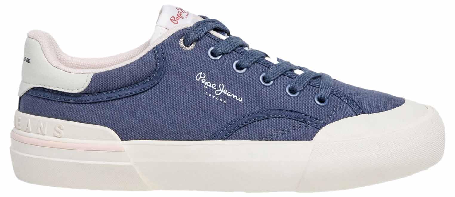 Pepe Jeans Women's Taylor Basic W Sneak, Blue (Union Blue), 41