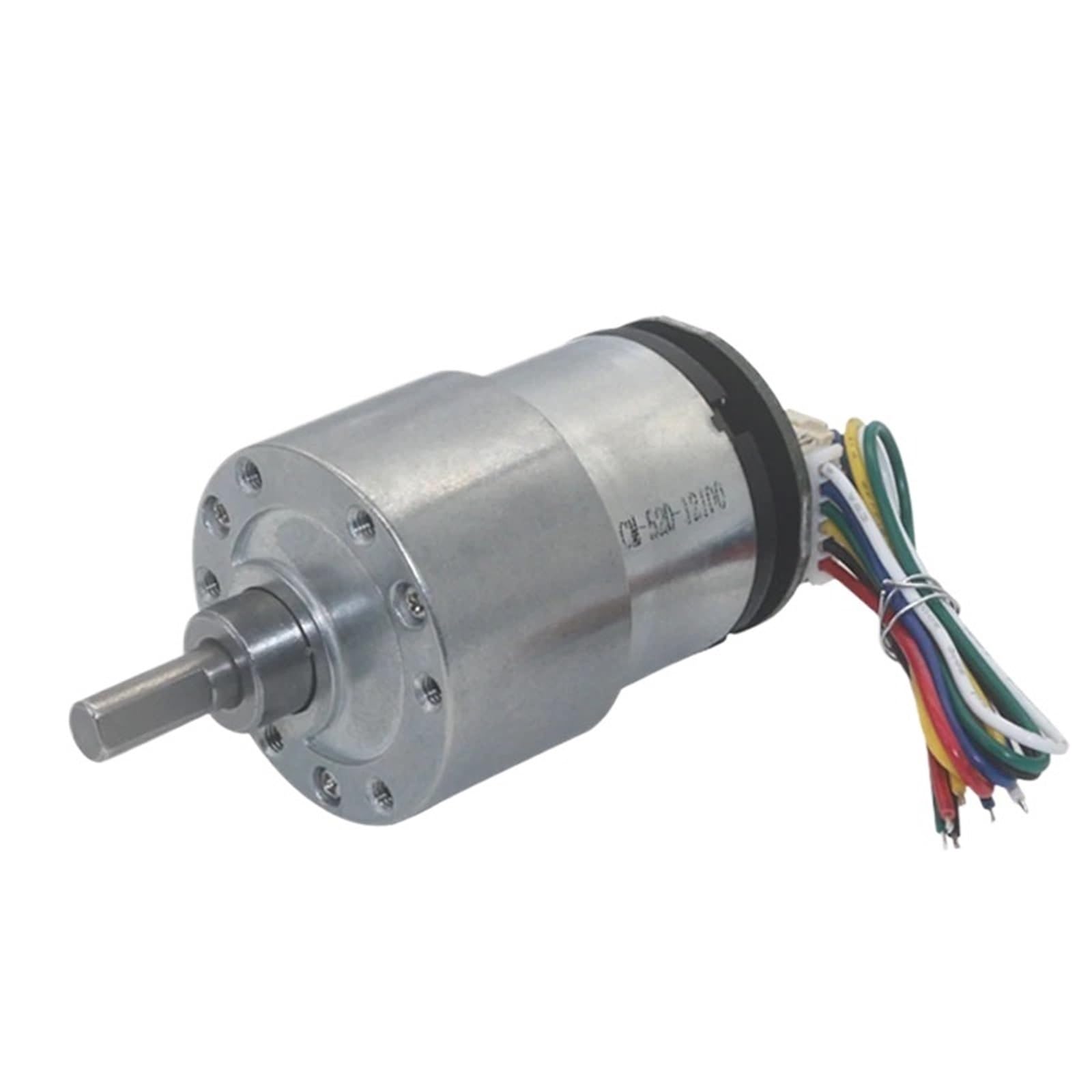 TQSKA JGB37-520 6V 12V Electric Micro DC Geared Motor DIY Smart Car Gear Motor With Encoder(Bracket Motor,12V 1590RPM)
