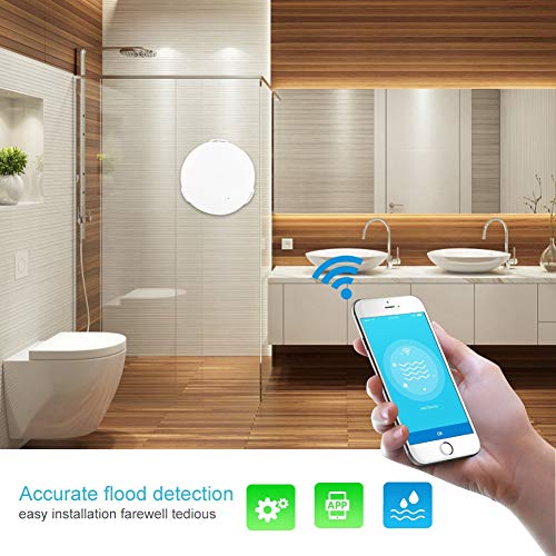 Smart WIFI Wasserlecksensor - Sofort Alarm Bei Wasserschaden Per App Benachrichtigung
