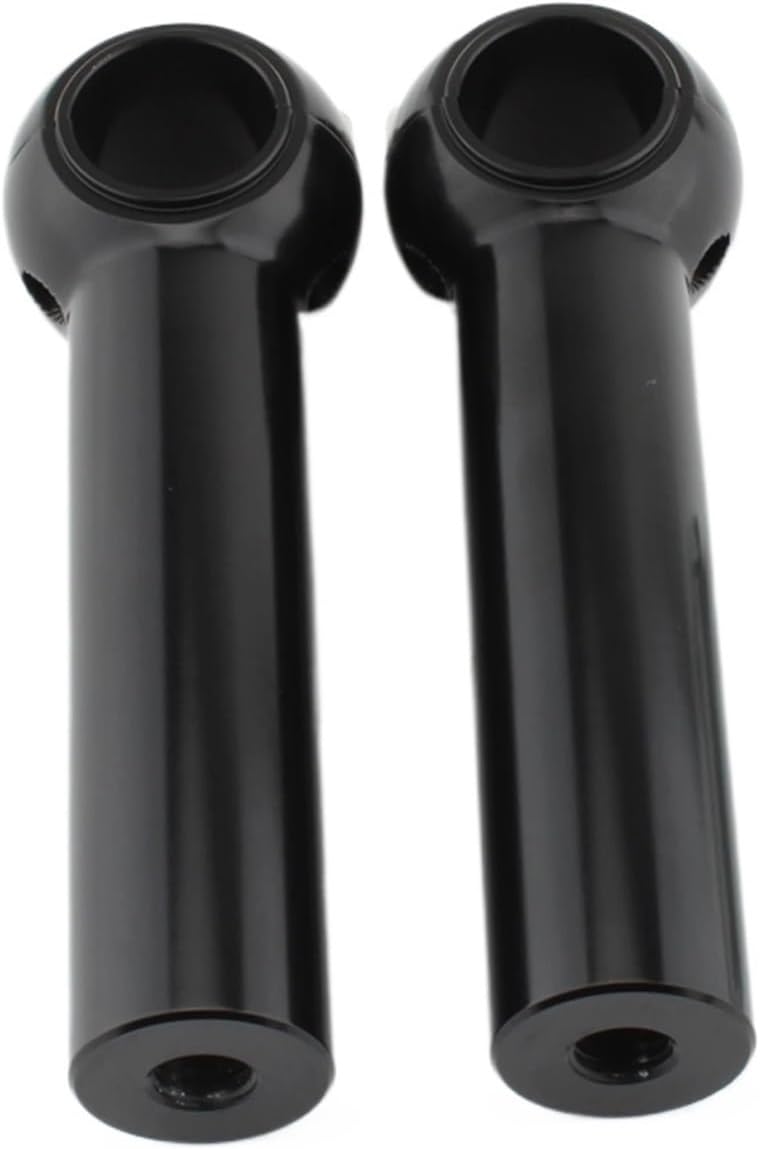 Handlebar Riser 4 Inch 5"" Handle Handlebar Risers Kit for for Cruisers Choppers Metrics All Motorcycles with 2.5cm/ 1"" Bar Diameters Handle Bar Risers Clamp(Color:5 Inch-Black)(4 Inch-Black)