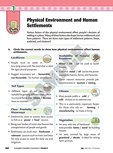 Complete Canadian Curriculum 8 (Revised & Updated): A Grade 8 integrated workbook covering Math, English, History, Geography, and Science - Image 8