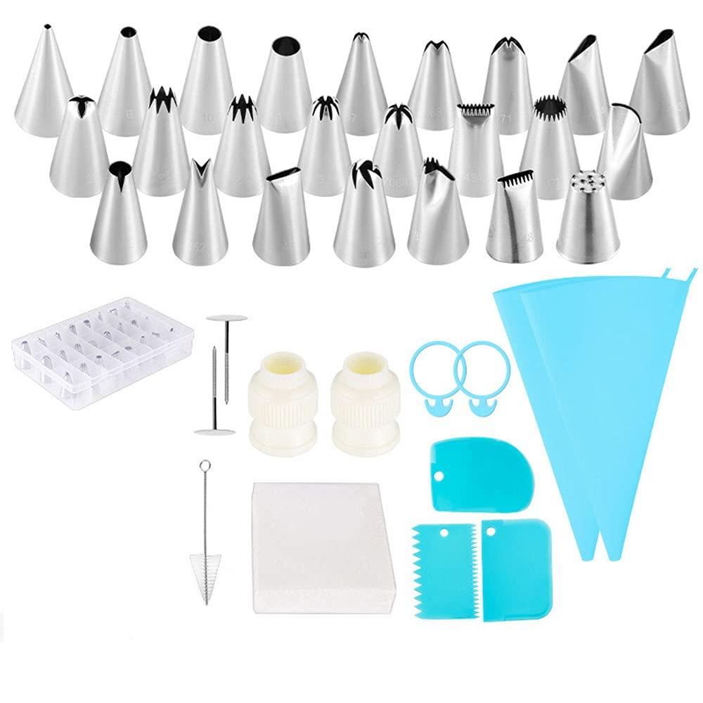 Kit de pâtisserie 137 pièces avec douilles, le cadeau parfait pour décoration de gâteaux DIY