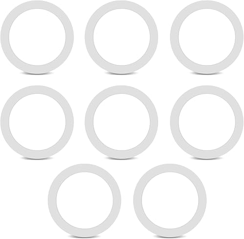 Anillo de sellado de junta de repuesto para cafeteras de aluminio para estufas, 3 tazas y 4 tazas de silicona de repuesto de grado alimenticio